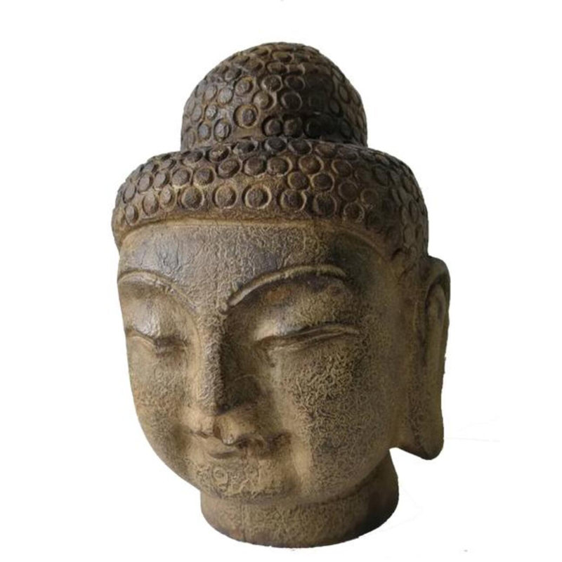 Tête de Bouddha en pierre