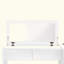 Lit plateforme en bois avec 6 tiroirs, tablettes et coiffeuse-1713706143