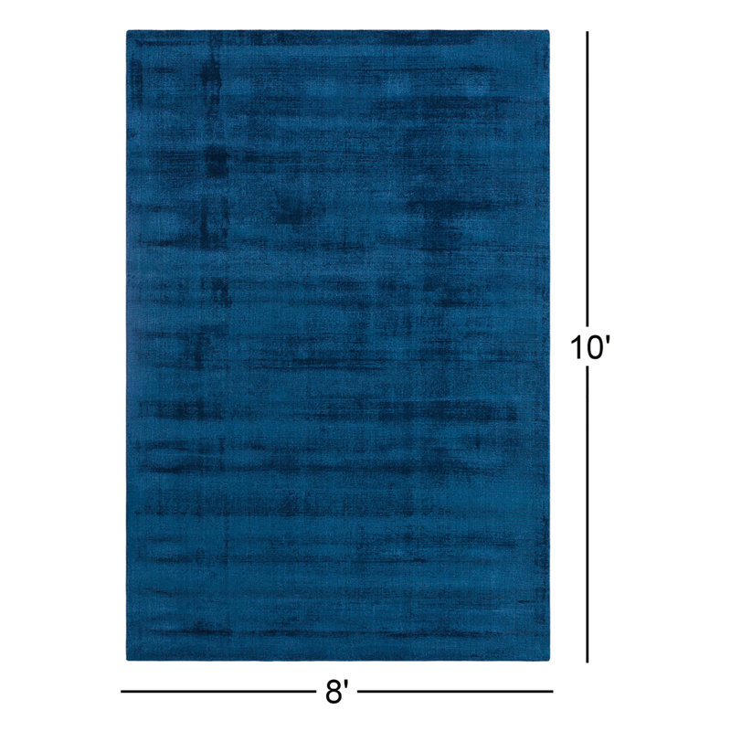 Hasting Hand-Loomed Viscose Abstract Indoor Rug, Rectangle 8' x 10'