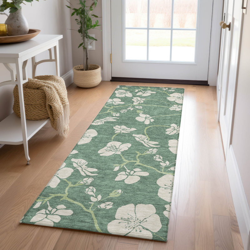 Machine Washable Indoor/Outdoor Chayden ACN1032 Rug, Runner 2'3" x 7'6"