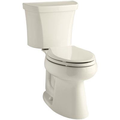 Highline 1.28 GPF Water Efficient Elongated Two-Piece Toilet (Seat Not Included)