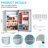 4.3 Cu.Ft Mini Fridge with Freezer, Compact Single Door Refrigerator with 7-Level Thermostat, Ultra-Quiet Small Fridge with Removable Shelves for Dorm, Office, Bedroom, Apartment, White-125911543