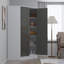 Eva High Gloss 2 Door Corner Wardrobe - H: 180cm x D: 103cm x W: 103cm -27474047