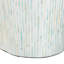Table basse bali & pari en nacre de Capiz - Table d'appoint de forme irrégulière avec surface incrustée texturée pour salon ou espace détente