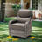  7-Piece Patio Furniture Set With Swivel Glider Chairs, 6-Inch Ultra-Plush Cushions & Water-Resistant Olefin Fabric-118850183