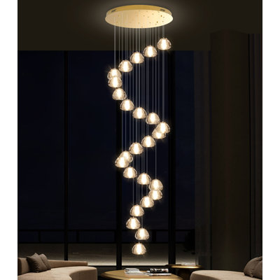 25 - Light Dome Crystal Chandelier