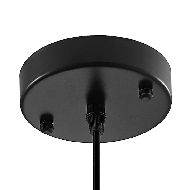 Luminaire suspendu industriel surdimensionné à grand dôme à 2 lumières de 15,7 pouces à 2 lumières pour cuisine, salle à manger