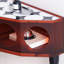Console unique en bois massif acrylique