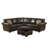 Railsback Faux Leather L-Shaped Sectional Symmetrical