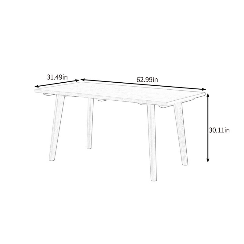 Wetterhorn, H 30,11 po x L 62,99 po x l 31,49 po