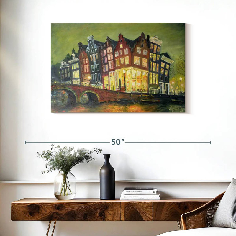 Sirci, lumières vives, Amsterdam, H 24 po x l 36 po