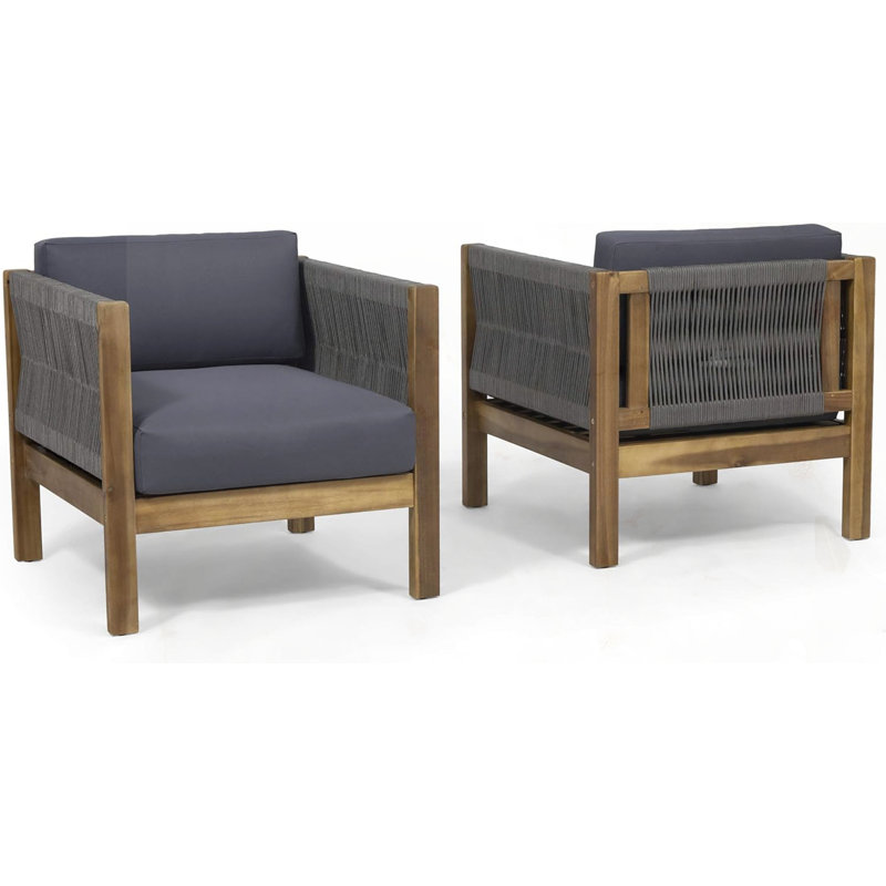 CHAISE CLUB EXTÉRIEURE LAUREL (ensemble de 2)
