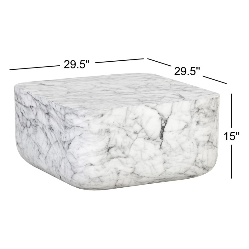 Antrim Coffee Table, White/Gray