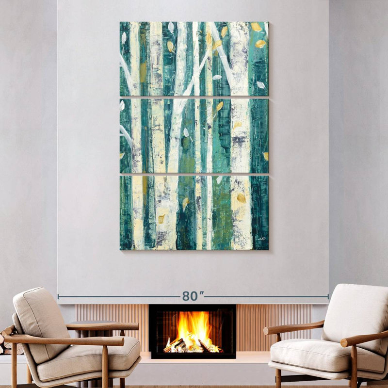 Harnek Birches In Spring I, 74" H x 48" W