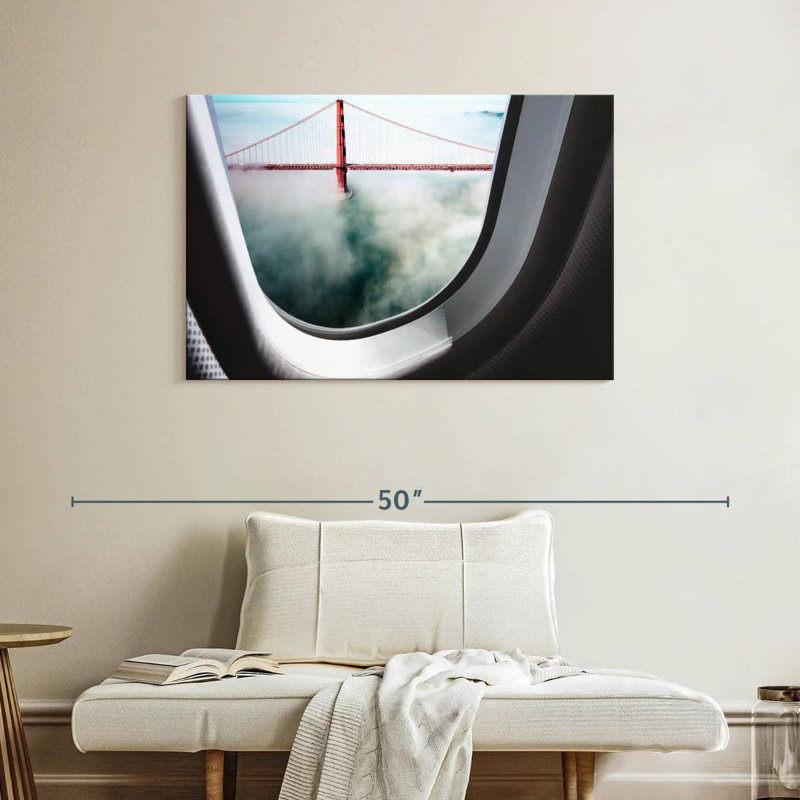 Nicci Plane Window Golden Gate, H 26 po x l 39 po