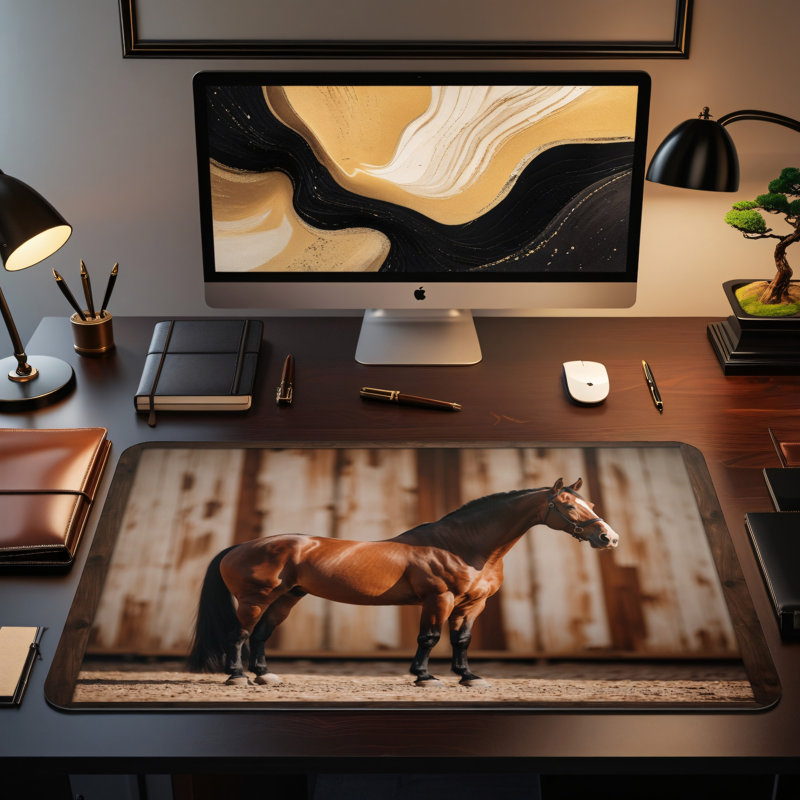 Polyester Desk Pad, 31.5x15.5