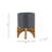 Versatile Ceramic Planter with Wood Stand for All Spaces and Plants-1636447217-1636447219