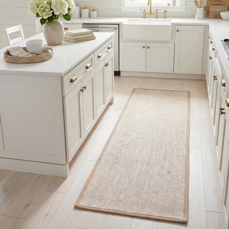Tapis en jute / sisal Kiki, Tapis de couloir 2 pi 6 po x 8 pi