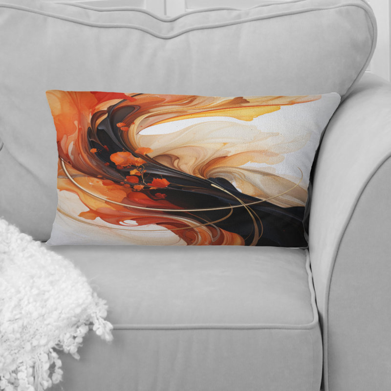 Conversations Of The Earth Dynamic Shapes III - Abstract Shapes Printed Throw Pillow