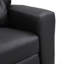 Fauteuil inclinable pour enfants, PVC noir