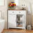 Everett Wooden Sideboard with Drawer & Adjustable Shelf-1882855254