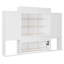 Grand lit escamotable avec bureau, coiffeuse et armoires