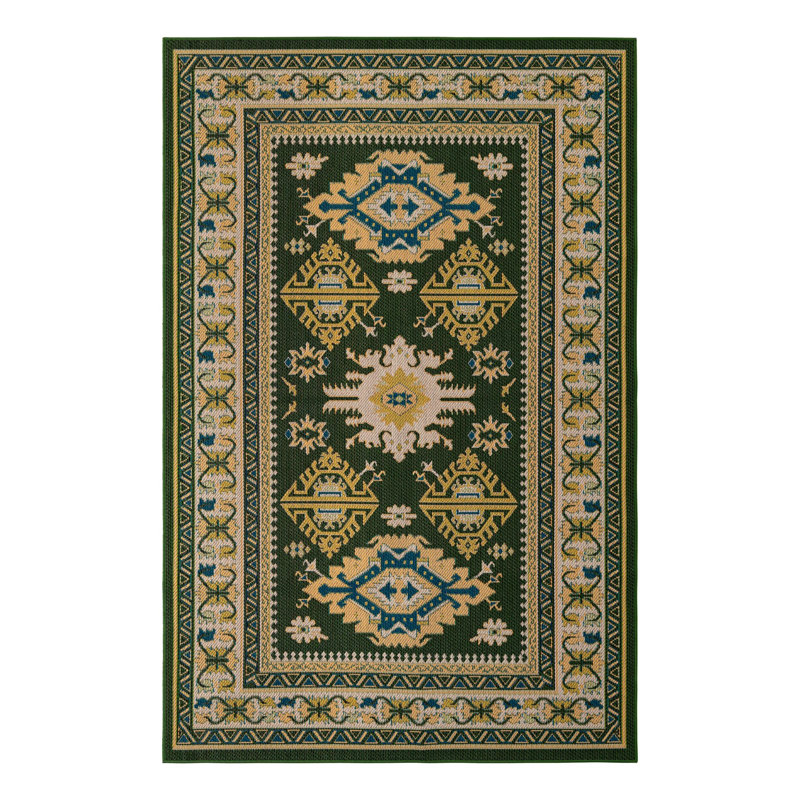 Tapis intérieur / extérieur Loreto Loreto Loreto, Rectangle 6 pi 1 po x 9 pi