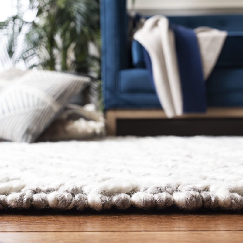 Tapis géométrique tissé à la main Preece Natura, Rectangle 8 pi x 10 pi