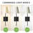 Bell + Howell Rechargeable Wall Light Sconce With Fabric Shade And Dimmable Features-128517702