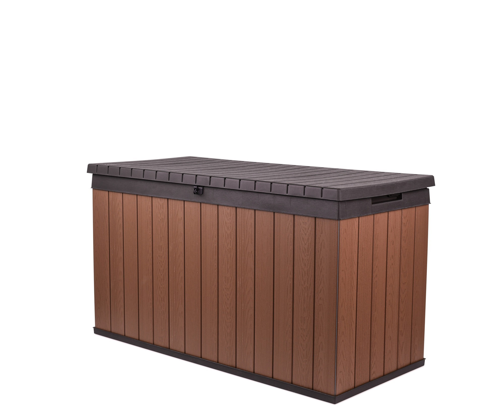 Keter Darwin 150 Gallon Durable Resin Outdoor Storage Deck Box For  Furniture and Supplies, Brown & Reviews