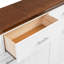 Lit simple blanc, 3 tiroirs pour le rangement et la structure, peu encombrant, lit performance de longue durée en blanc, articles de rangement, assemblage facile