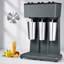 Cafetière électrique 375 W avec 3 têtes, 3 vitesses et 3 tasses en acier inoxydable