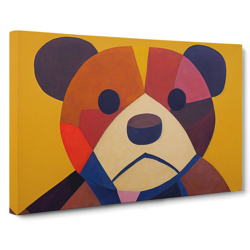 Teddy Bear Abstract Vol.2 - Wrapped Canvas, 35cm H x 50cm W x 3cm D