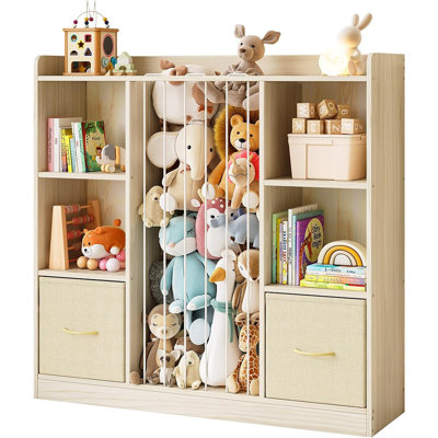 Organisateur de jouets et rangement en bois pour enfants