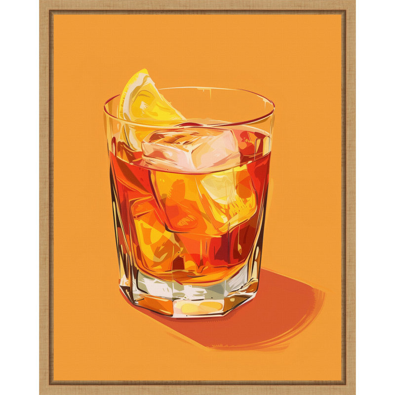 «Negroni» par Jolly and Dash, reproduction d'art sur toile encadrée
