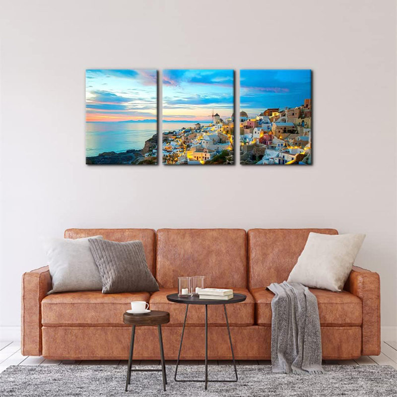 3 Piece Wrapped Canvas Wall Art