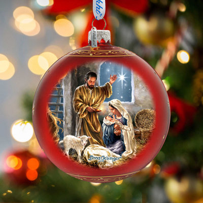 Ornement en forme de fête de l'Agneau de Dieu