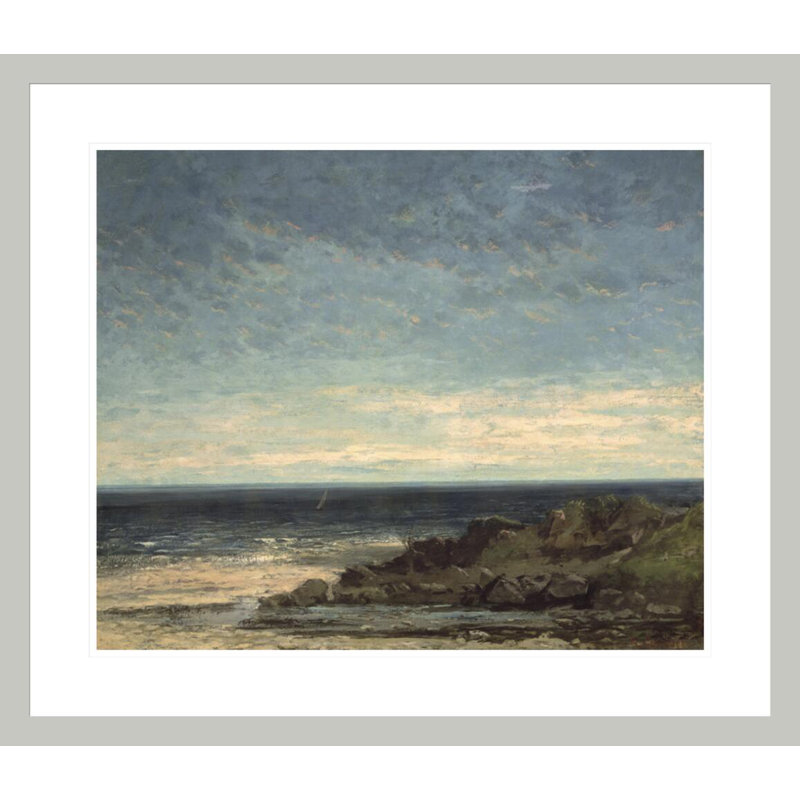 The Sea by Framed Giclee Print, 23.5" H x 27.16" W
