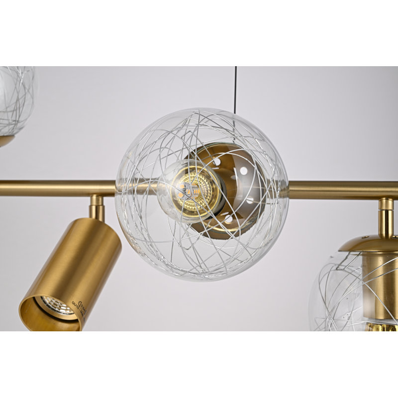 Lustre moderne 35,4 "à 7 lumières