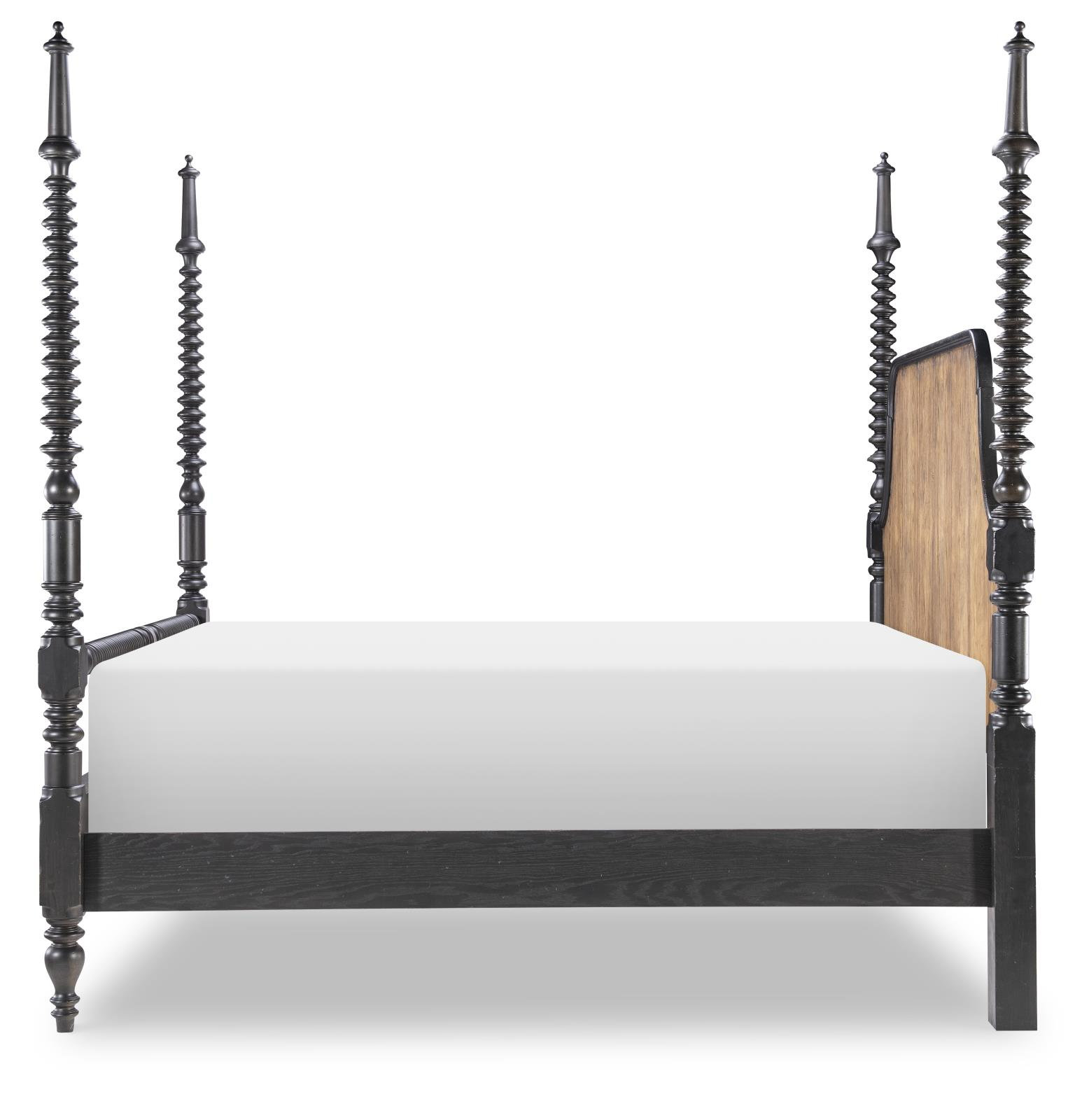 Country Living Spindle Oak Bed, Queen