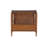 Helsel Walnut Magazine Rack Side Table