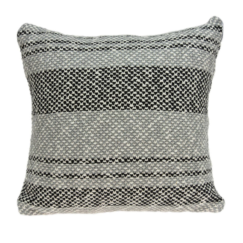 Bella Grey Throw Pillow, Polyester/Polyfill