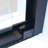 56-60"W X 75"H Double Sliding Shower Door, Aluminium Alloy Frame In Matte Black, 1/4" (6Mm) Thick SGCC Tempered Clear Glass.