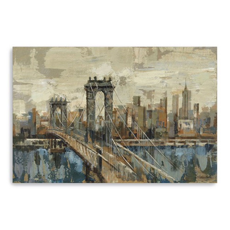 Art mural rétro de Nyc City