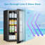 Living And Home 0.093m³ L Freestanding Mini Fridge with Freezer