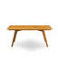 Ensemble repas 5 pièces pour patio comprenant une table rectangulaire d'extérieur en bois d'acacia et 4 chaises d'appoint pliantes, 40 x 72 pouces, huile naturelle-949177679