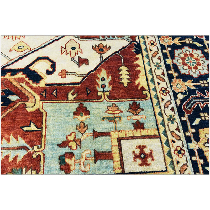 Wool Oriental Area Rug, Runner 2'6" x 8'