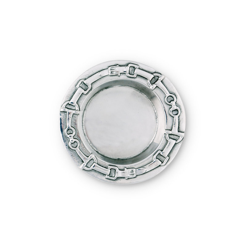 Equestrian Aluminum Round Coaster