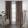 Rideau simple extra long et extra large en velours mat luxueux