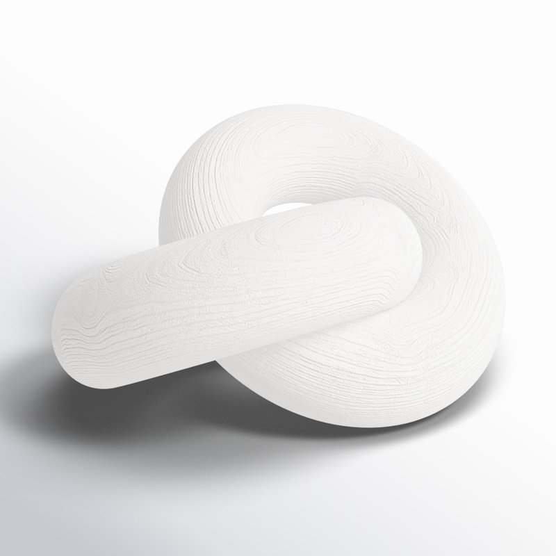 Dinara Abstract Figurines & Sculptures, White